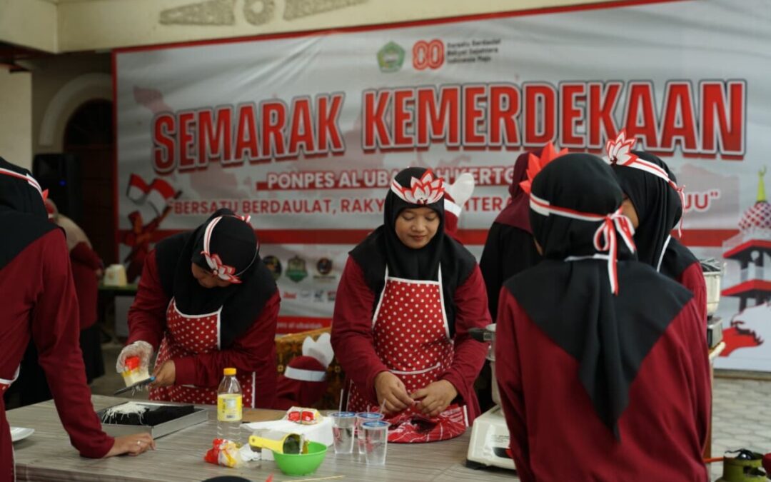 Semarakkan HUT ke-80 RI, Ibu-ibu Ponpes Al Ubaidah Gelar Lomba Memasak Umbi-umbian