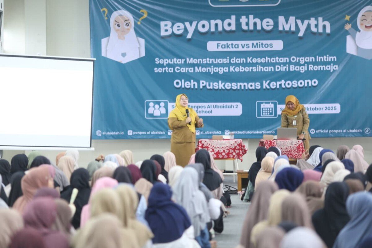 Ponpes Al Ubaidah 2 dan Puskesmas Kertosono Kolaborasi Penyuluhan Kesehatan Reproduksi