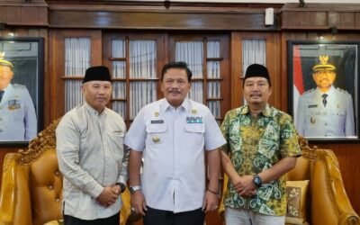Kunjungi Bupati Nganjuk, Pengurus Ponpes Al Ubaidah Bahas Kegiatan Ramadan