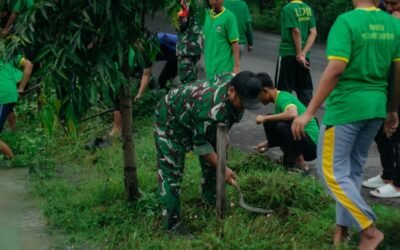 Gerakan Indonesia Asri, Ponpes Millenium Alfiena Gelar Kerja Bakti Bersama