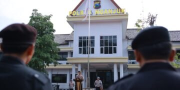 Senkom Ponpes Al Ubaidah Hadiri Apel Sabuk Kamtibmas