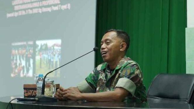 Kodim 0810 Nganjuk Minta Santri Ponpes Al Ubaidah Waspadai Perang Media di Era Digital