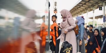 Perkenalkan Transportasi Umum, TK Tarbiyah Al Ubaidah Gelar Edukasi Kereta Api