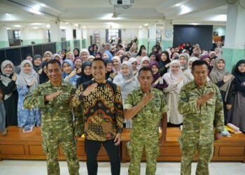 Kodim 0810 Nganjuk Ajak Santri Ponpes Al Ubaidah Pahami Bela Negara Kala Budaya Lokal Meluntur
