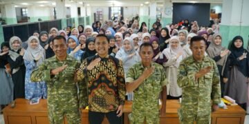 Kodim 0810 Nganjuk Ajak Santri Ponpes Al Ubaidah Pahami Bela Negara Kala Budaya Lokal Meluntur