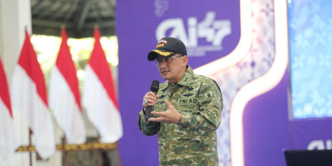 Danrem 082/CPYJ Soroti Bela Negara dan Proxy War di Hadapan 2.000 Peserta Permata CAI