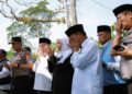 Santri Ponpes Al Ubaidah Meriahkan Penyambutan Kapolri di Nganjuk