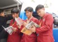 Perpustakaan Keliling Sapa Ponpes Millenium Alfiena, Santri dan Dewan Guru Antusias Membaca